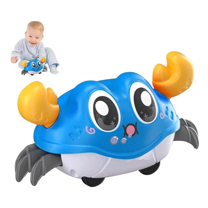 Children's Fun Double Return Force Left and Right Shake Simulation Crab Toy Baby Running Bubble Simulation Crab Crab Crawling - ZOOMNSTORE