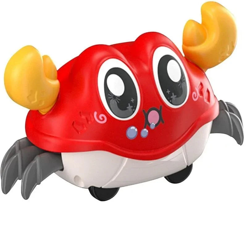 Children's Fun Double Return Force Left and Right Shake Simulation Crab Toy Baby Running Bubble Simulation Crab Crab Crawling - ZOOMNSTORE