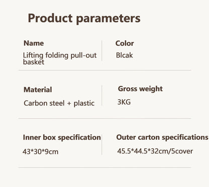 Adjustable 2-Tier Pull-Out Cabinet Organizer - Under Sink Storage Rack for Spice Jars - ZOOMNSTORE