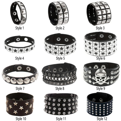 Fashion Gothic Punk Retro Multi Chain Street Dance Bracelet For Halloween Cosplay Christmas Party Birthday Lovers Gifts - ZOOMNSTORE