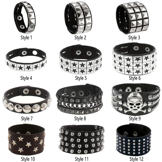 Fashion Gothic Punk Retro Multi Chain Street Dance Bracelet For Halloween Cosplay Christmas Party Birthday Lovers Gifts - ZOOMNSTORE