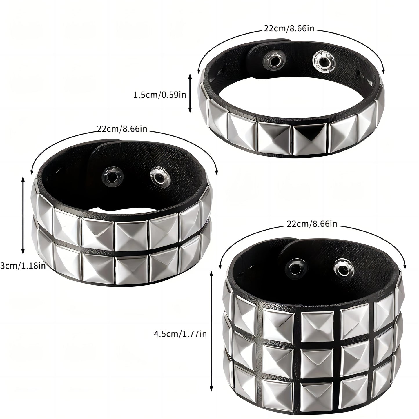 Fashion Gothic Punk Retro Multi Chain Street Dance Bracelet For Halloween Cosplay Christmas Party Birthday Lovers Gifts - ZOOMNSTORE