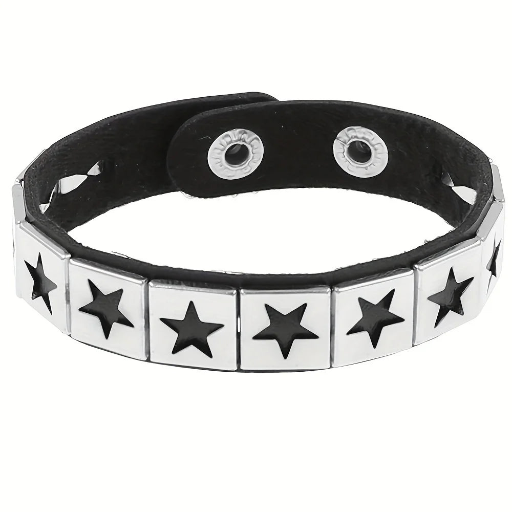 Fashion Gothic Punk Retro Multi Chain Street Dance Bracelet For Halloween Cosplay Christmas Party Birthday Lovers Gifts - ZOOMNSTORE