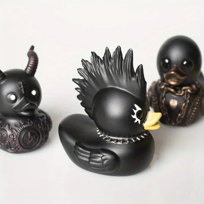 Duck Satan Punk Resin Craft - Halloween Room Decoration - ZOOMNSTORE