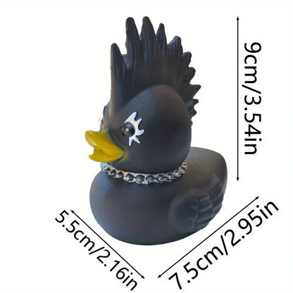 Duck Satan Punk Resin Craft - Halloween Room Decoration - ZOOMNSTORE