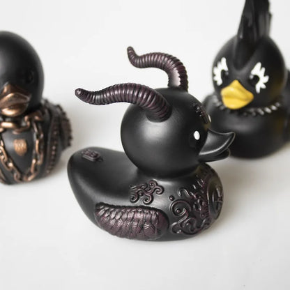 Duck Satan Punk Resin Craft - Halloween Room Decoration - ZOOMNSTORE