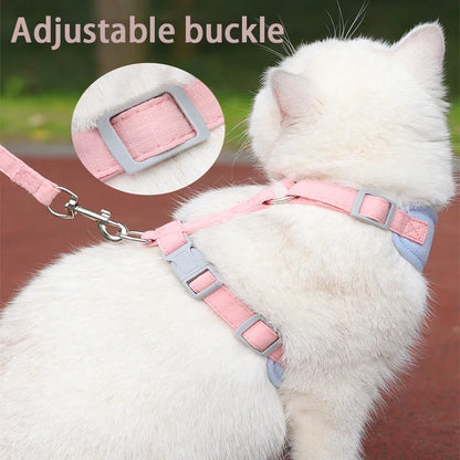 Puppy Harness and Leash Set - Breathable Vest for Small to Medium Dogs and Cats - ZOOMNSTORE