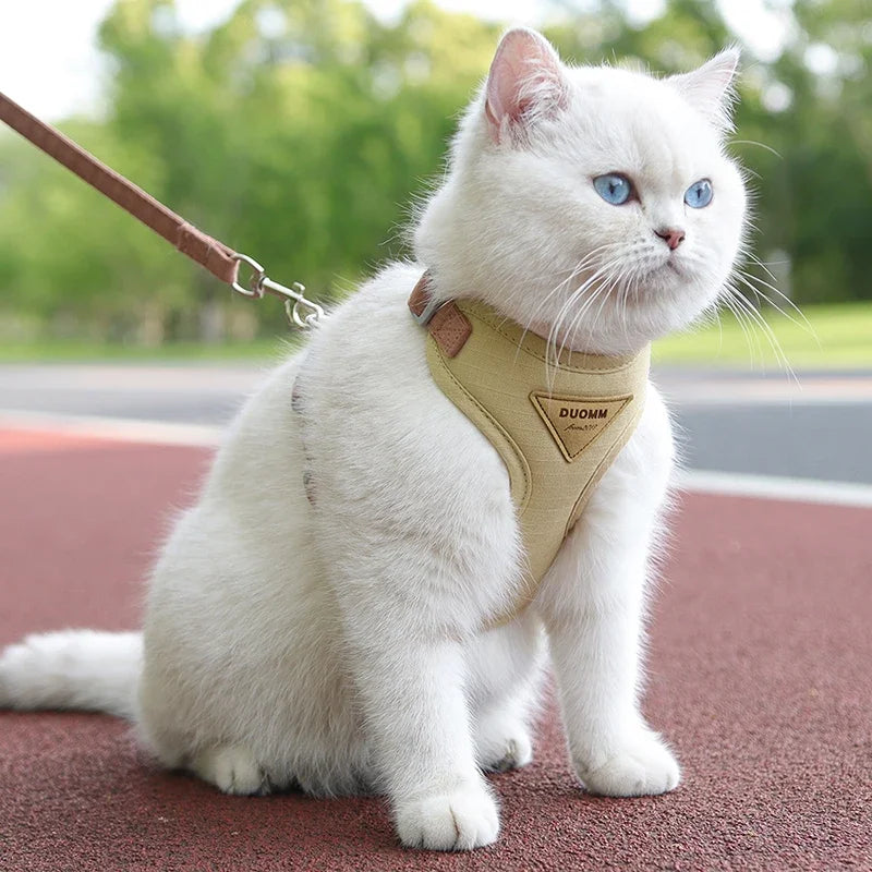 Puppy Harness and Leash Set - Breathable Vest for Small to Medium Dogs and Cats - ZOOMNSTORE