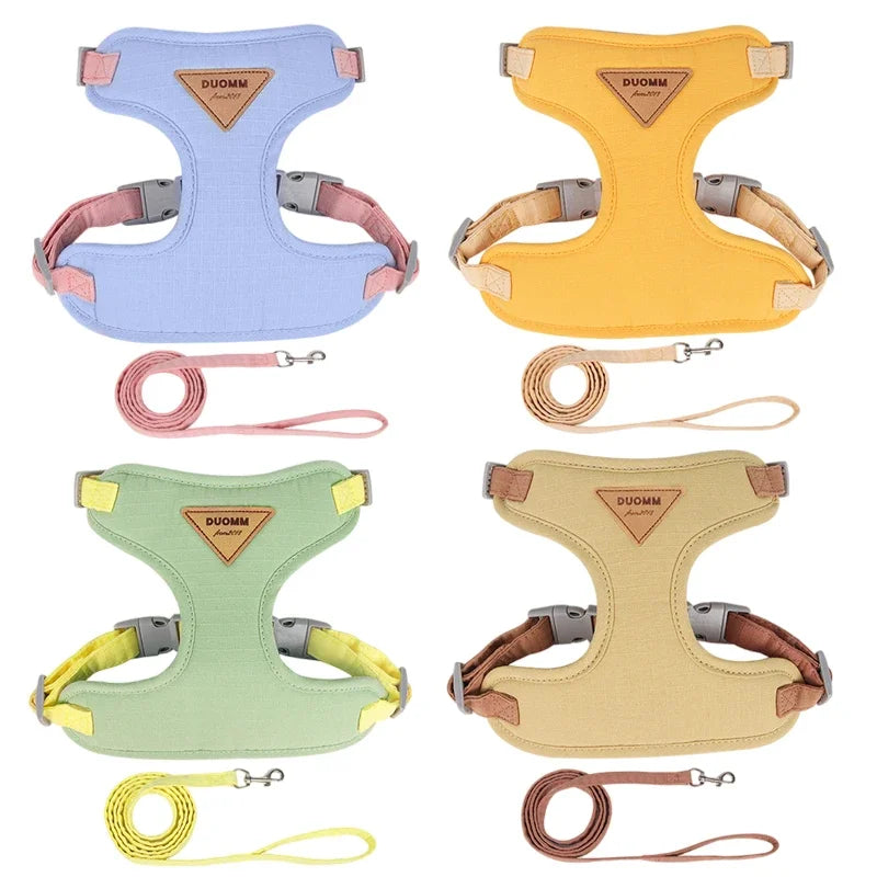Puppy Harness and Leash Set - Breathable Vest for Small to Medium Dogs and Cats - ZOOMNSTORE