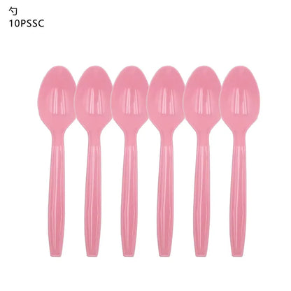 Pink Puppy Paw Birthday Party Supplies - Disposable Tableware  Decorations - ZOOMNSTORE