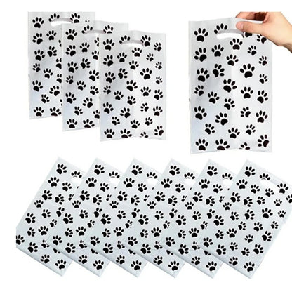 Pink Puppy Paw Birthday Party Supplies - Disposable Tableware  Decorations - ZOOMNSTORE