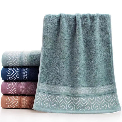 Thick Cotton Bath Towel - Soft Absorbent 70x140cm No Shedding - ZOOMNSTORE