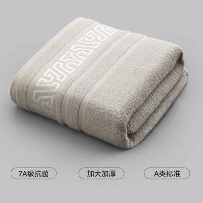 Thick Cotton Bath Towel - Soft Absorbent 70x140cm No Shedding - ZOOMNSTORE