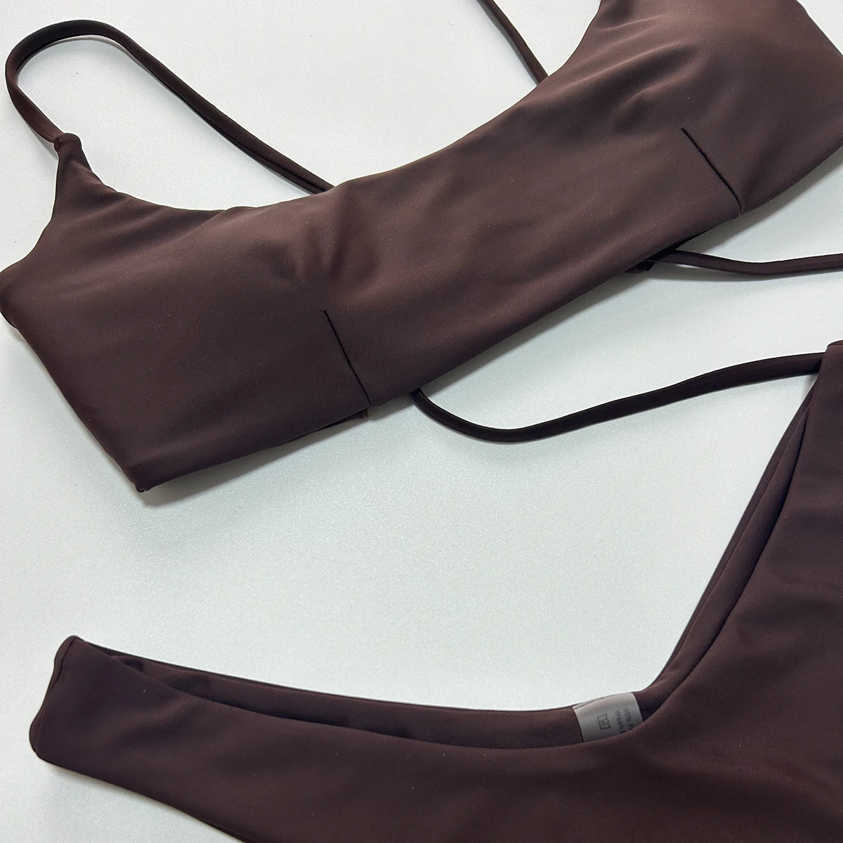 Push Up Bikinis - Sexy Women Swimwear Set With Bandage Bikini Top & High Waist Bottom - ZOOMNSTORE