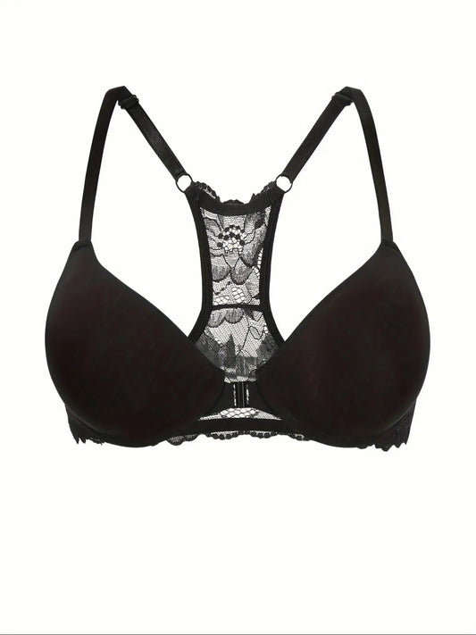 Deep V Lace Push-Up Bra - Sexy Comfortable Womens Underwear - ZOOMNSTORE