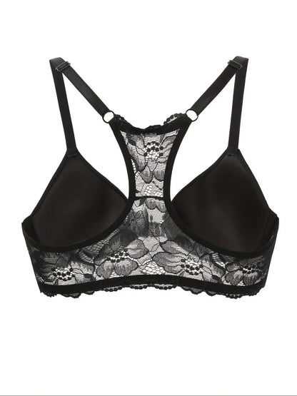 Deep V Lace Push-Up Bra - Sexy Comfortable Womens Underwear - ZOOMNSTORE