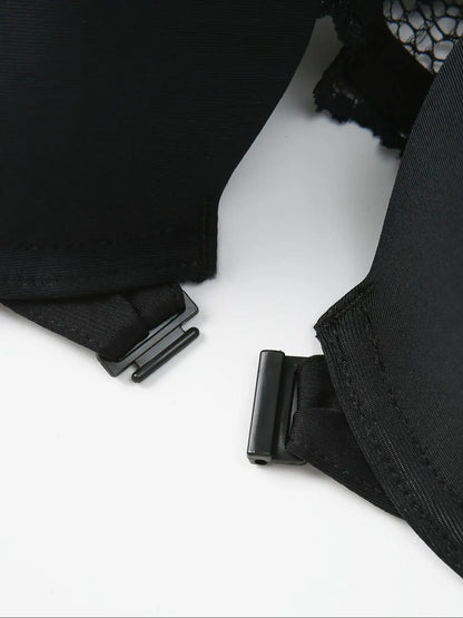 Deep V Lace Push-Up Bra - Sexy Comfortable Womens Underwear - ZOOMNSTORE