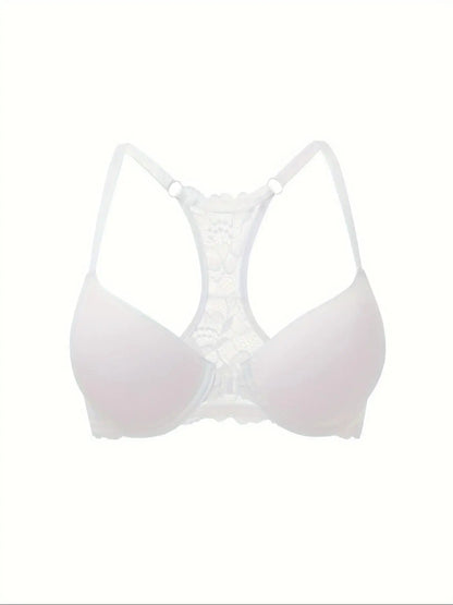 Deep V Lace Push-Up Bra - Sexy Comfortable Womens Underwear - ZOOMNSTORE