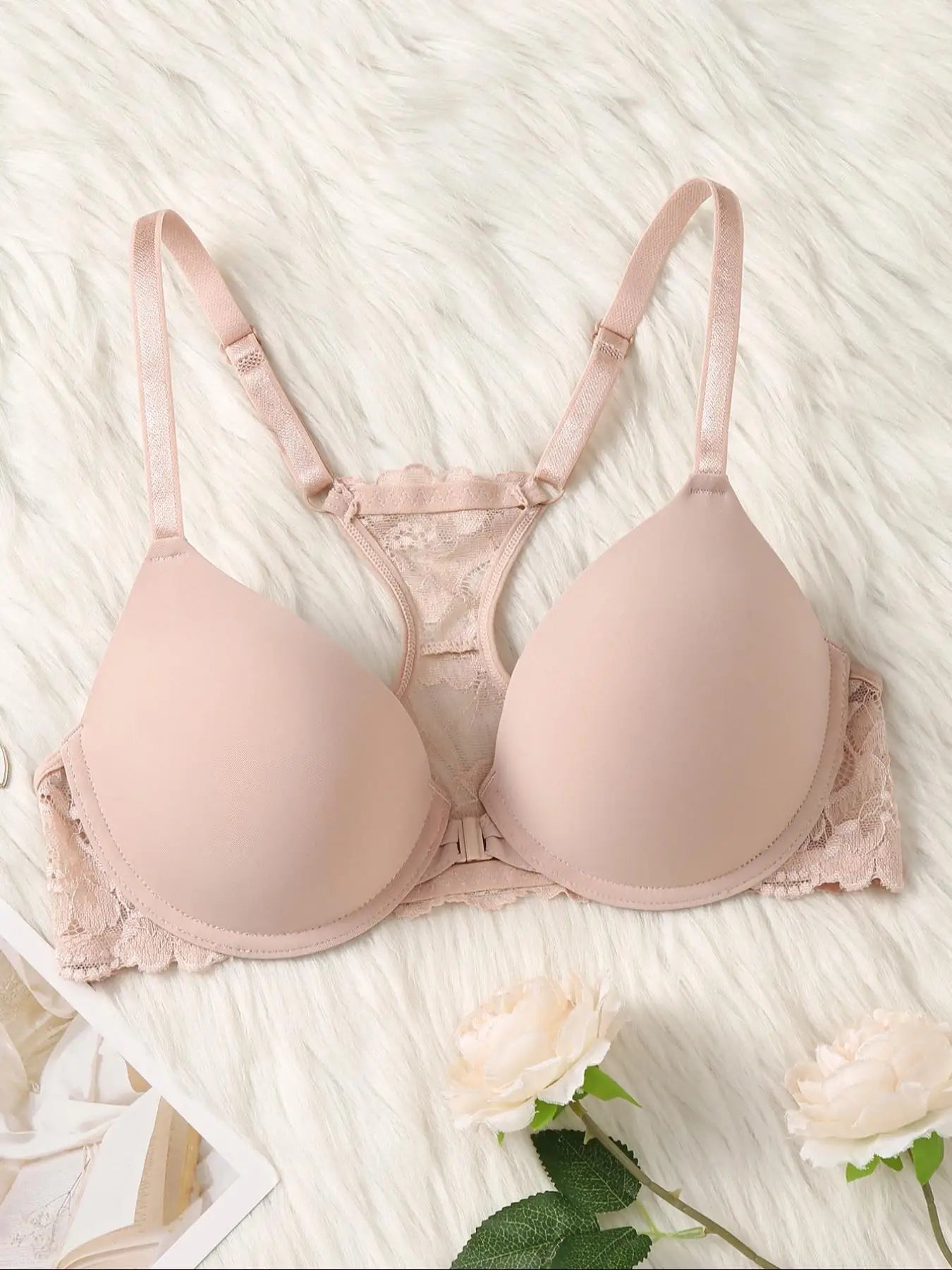 Deep V Lace Push-Up Bra - Sexy Comfortable Womens Underwear - ZOOMNSTORE