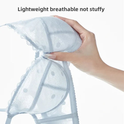 Push Up Bra French Style Underwire Lace Sheer Multiway With Adjustable Straps - ZOOMNSTORE