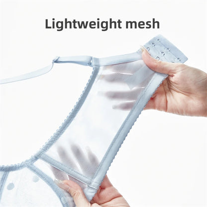Push Up Bra French Style Underwire Lace Sheer Multiway With Adjustable Straps - ZOOMNSTORE