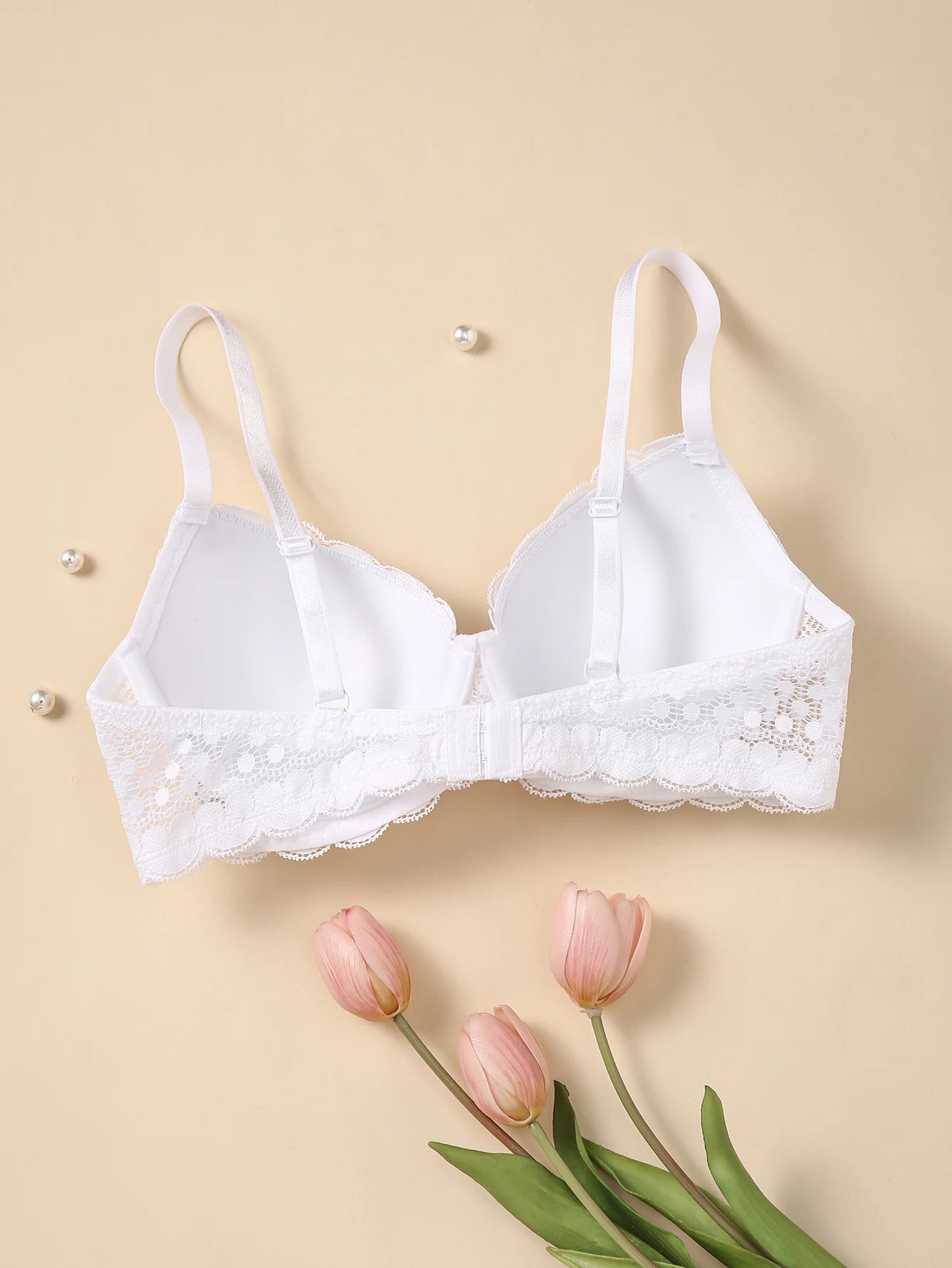 Lace Underwire Push-Up Bra - Comfortable Breathable Lingerie in B C D Cups - ZOOMNSTORE