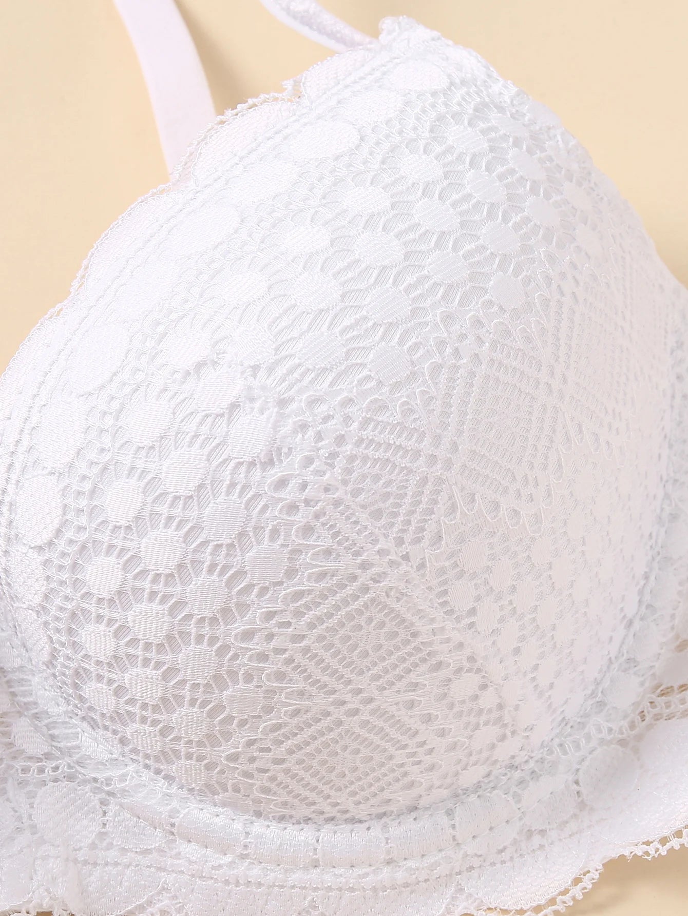 Lace Underwire Push-Up Bra - Comfortable Breathable Lingerie in B C D Cups - ZOOMNSTORE