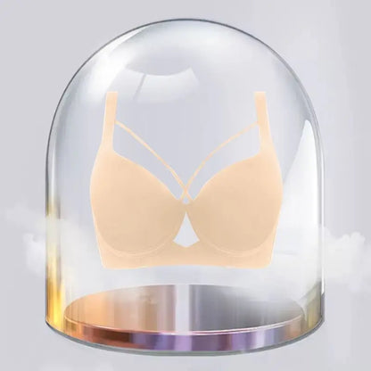 Large Seamless Push-Up Bra - Comfortable Thin Sports Lingerie for Women - ZOOMNSTORE