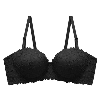 Thickened A Cup Bra - Womens Steel Ring Bralette for Small Breasts - ZOOMNSTORE