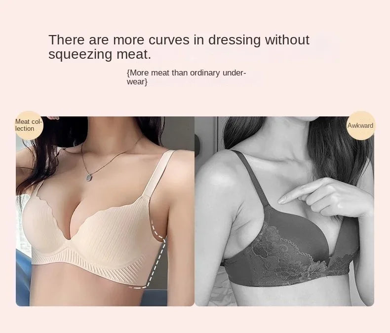 Push Up Bra - Ultra Thick 6CM Padded, Wire Free, Comfortable Lift for Small Chest - ZOOMNSTORE