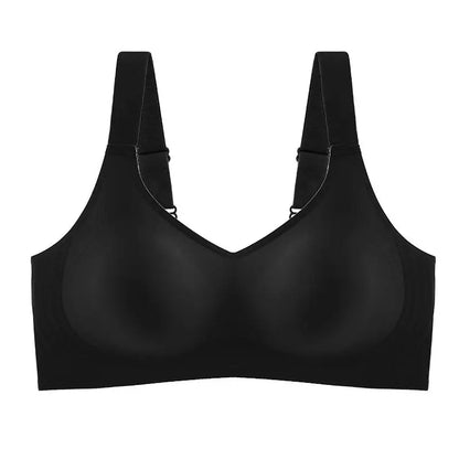 Push-Up Bra Women - Seamless Wire Free Sports Bra With Adjustable Straps, Large Size - ZOOMNSTORE