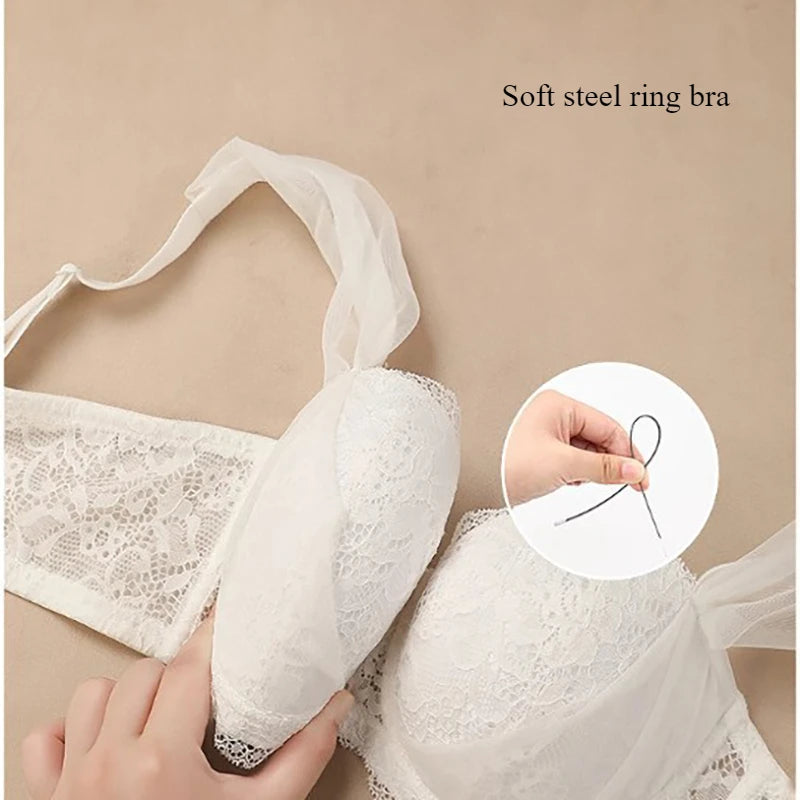 Push Up Lace Bra - Large Size Lingerie With Underwire Support & Adjustable Straps - ZOOMNSTORE
