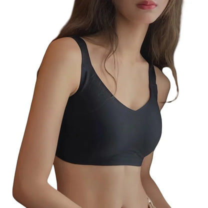 Push Up Seamless Bra - Wire Free Padded Comfort Bra With Adjustable Wide Straps - ZOOMNSTORE