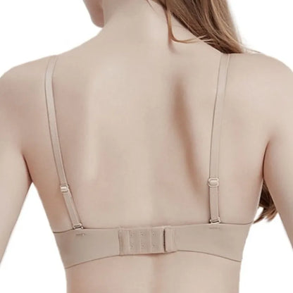 Push-Up Seamless Bra - Wireless Padded 3/4 Cup Bra With Adjustable Straps & Back Closure - ZOOMNSTORE
