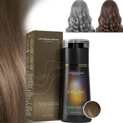 3-in-1 Hair Dye Shampoo - Quick Color  Nourishing Blackening Shampoo for White Hair - ZOOMNSTORE