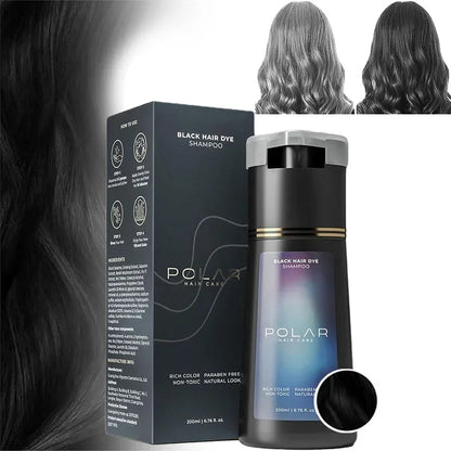 3-in-1 Hair Dye Shampoo - Quick Color  Nourishing Blackening Shampoo for White Hair - ZOOMNSTORE