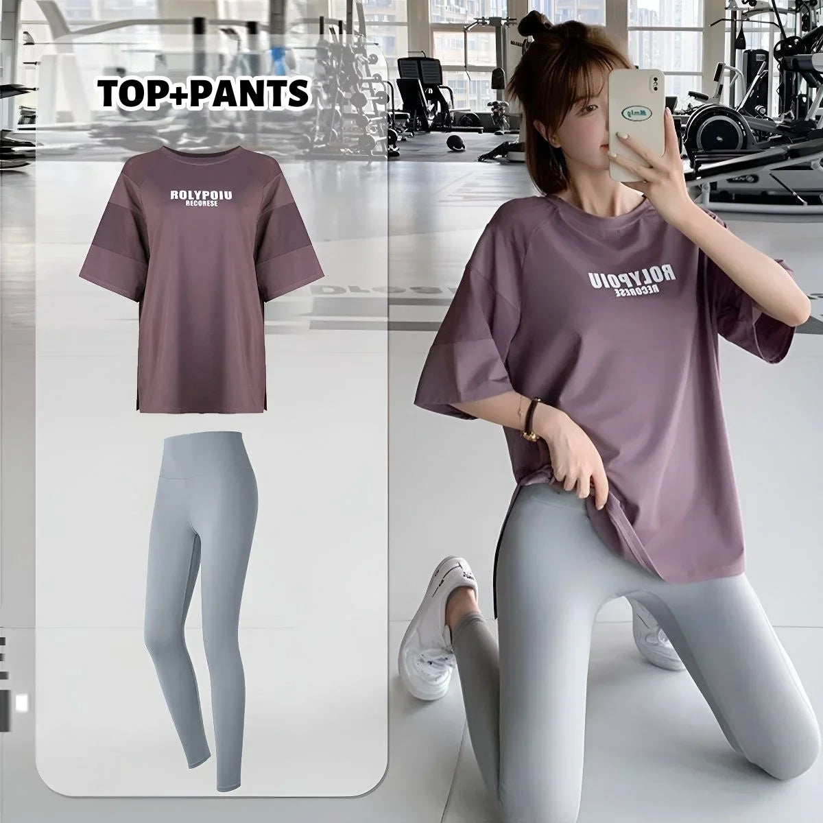 Quick Dry Yoga Shirt - Summer Sports Tee With Breathable Cotton Fabric & Loose Fit - ZOOMNSTORE