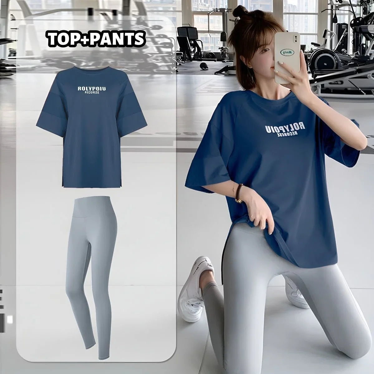 Quick Dry Yoga Shirt - Summer Sports Tee With Breathable Cotton Fabric & Loose Fit - ZOOMNSTORE