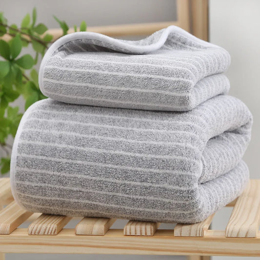 Quick-Drying Towel Coral Fleece Towels Bath Towels Thickened Absorbent for Swimming Pool Sports Fitness Gift Towels - ZOOMNSTORE