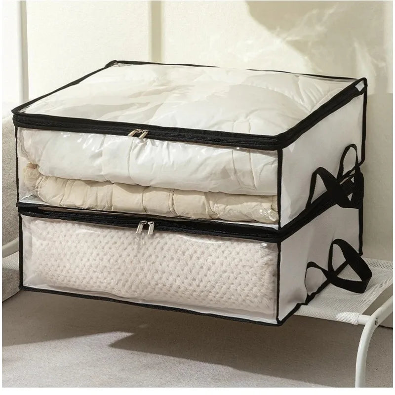 Quilt Storage Bag – Foldable Dustproof Organizer With Large Capacity For Clothes & Linen - ZOOMNSTORE