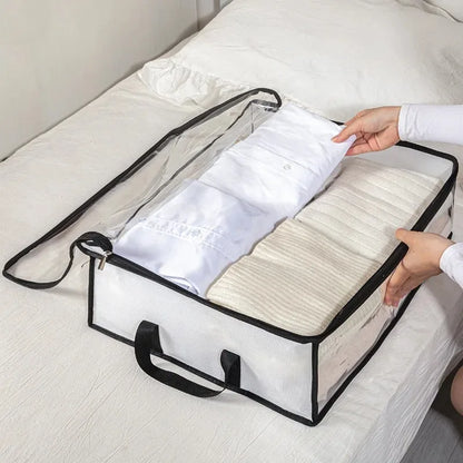 Quilt Storage Bag – Foldable Dustproof Organizer With Large Capacity For Clothes & Linen - ZOOMNSTORE