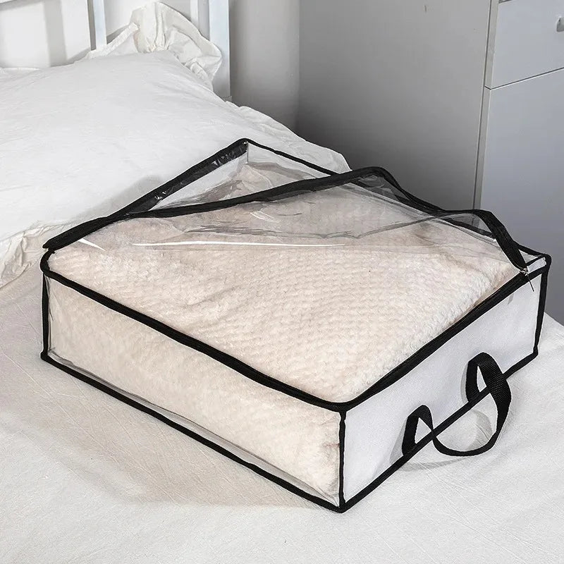Quilt Storage Bag – Foldable Dustproof Organizer With Large Capacity For Clothes & Linen - ZOOMNSTORE