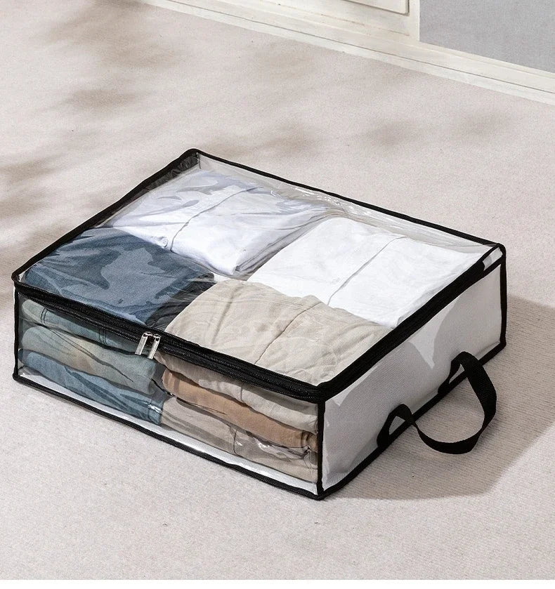 Quilt Storage Bag – Foldable Dustproof Organizer With Large Capacity For Clothes & Linen - ZOOMNSTORE