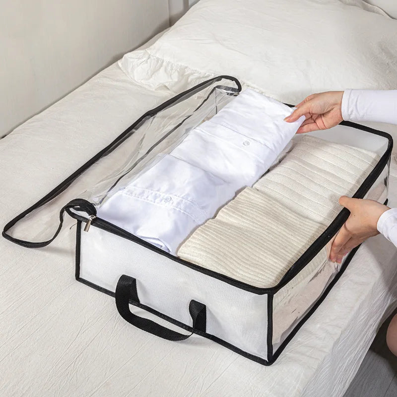 Quilt Storage Bag – Foldable Dustproof Organizer With Large Capacity For Clothes & Linen - ZOOMNSTORE