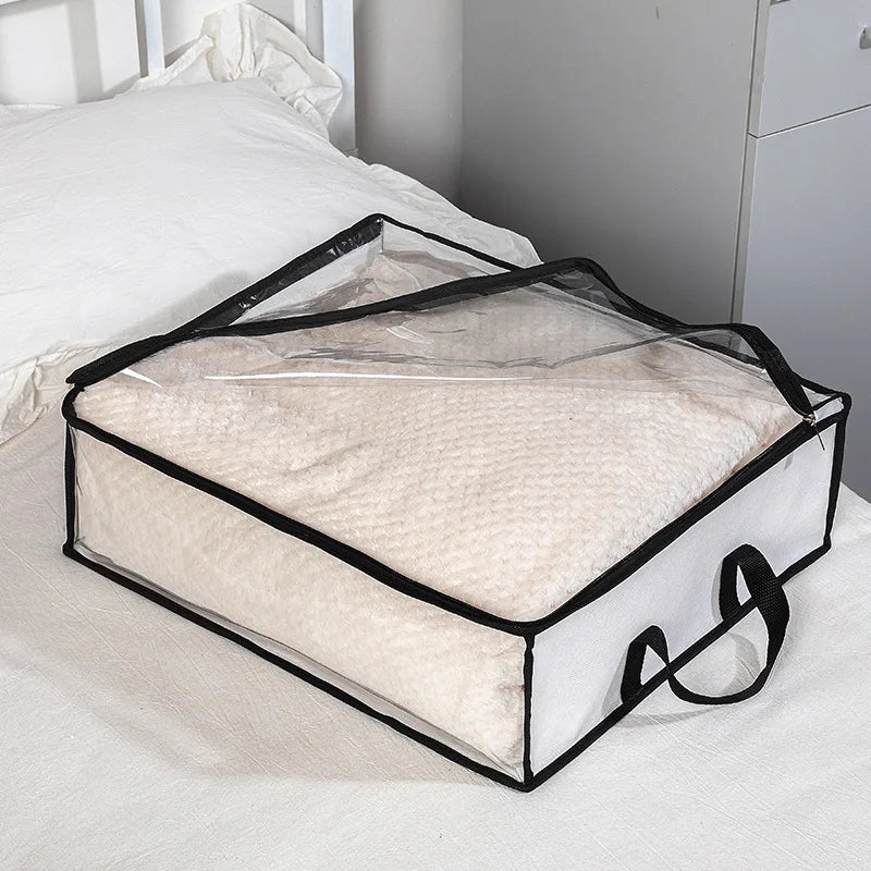 Quilt Storage Bag – Foldable Dustproof Organizer With Large Capacity For Clothes & Linen - ZOOMNSTORE