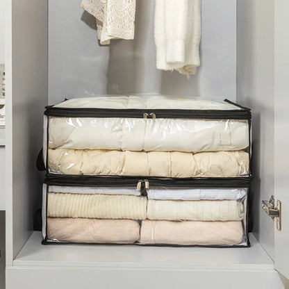 Quilt Storage Bag – Foldable Dustproof Organizer With Large Capacity For Clothes & Linen - ZOOMNSTORE