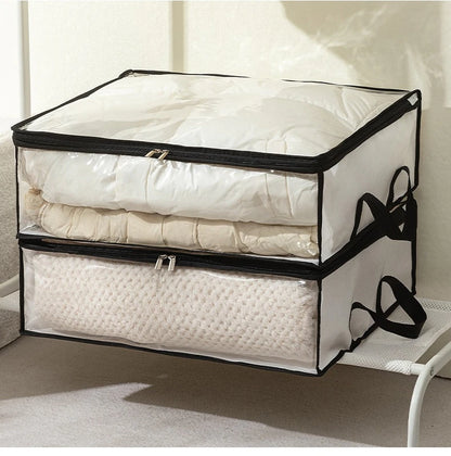 Quilt Storage Bag – Foldable Dustproof Organizer With Large Capacity For Clothes & Linen - ZOOMNSTORE