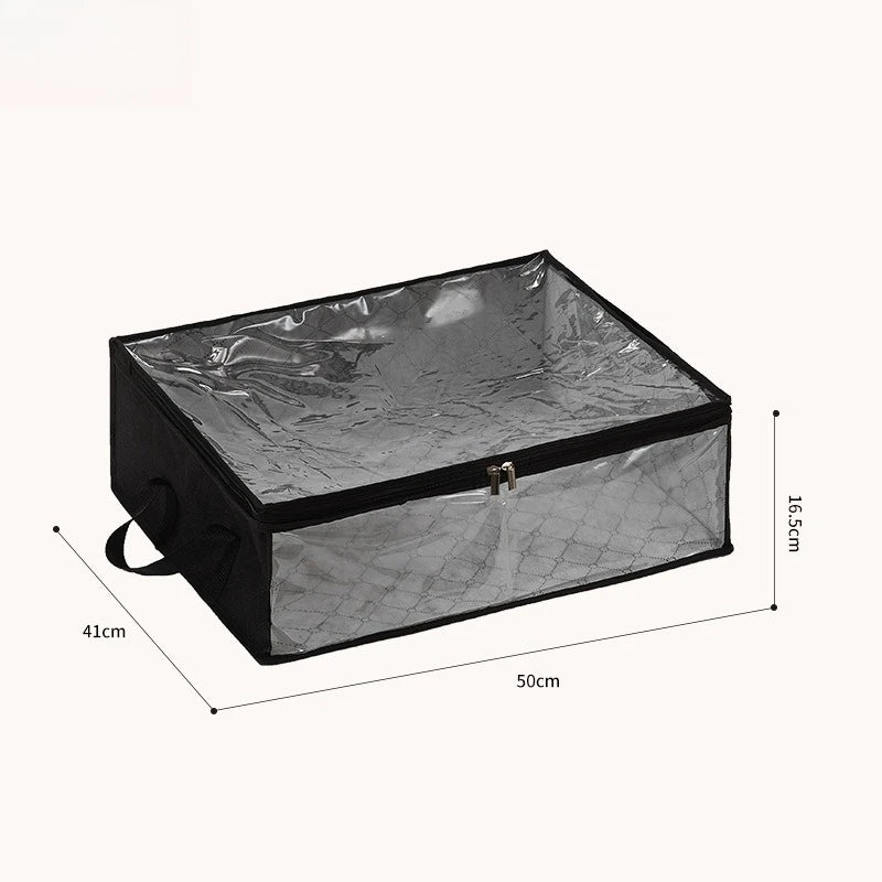 Quilt Storage Bag – Foldable Dustproof Organizer With Large Capacity For Clothes & Linen - ZOOMNSTORE