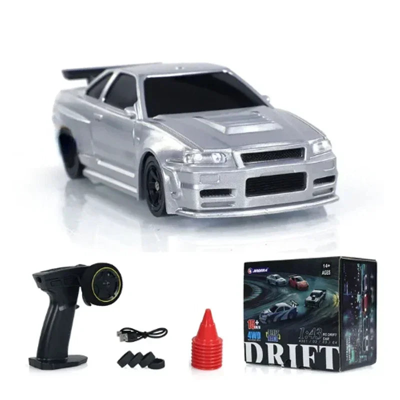 143 4WD RC Drift Car - High Speed Remote Control Mini Racing Car for Boys - ZOOMNSTORE
