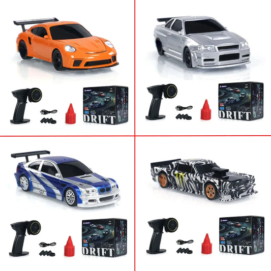 4WD RC Drift Car - 143 Remote Control Mini Racing Toy - ZOOMNSTORE